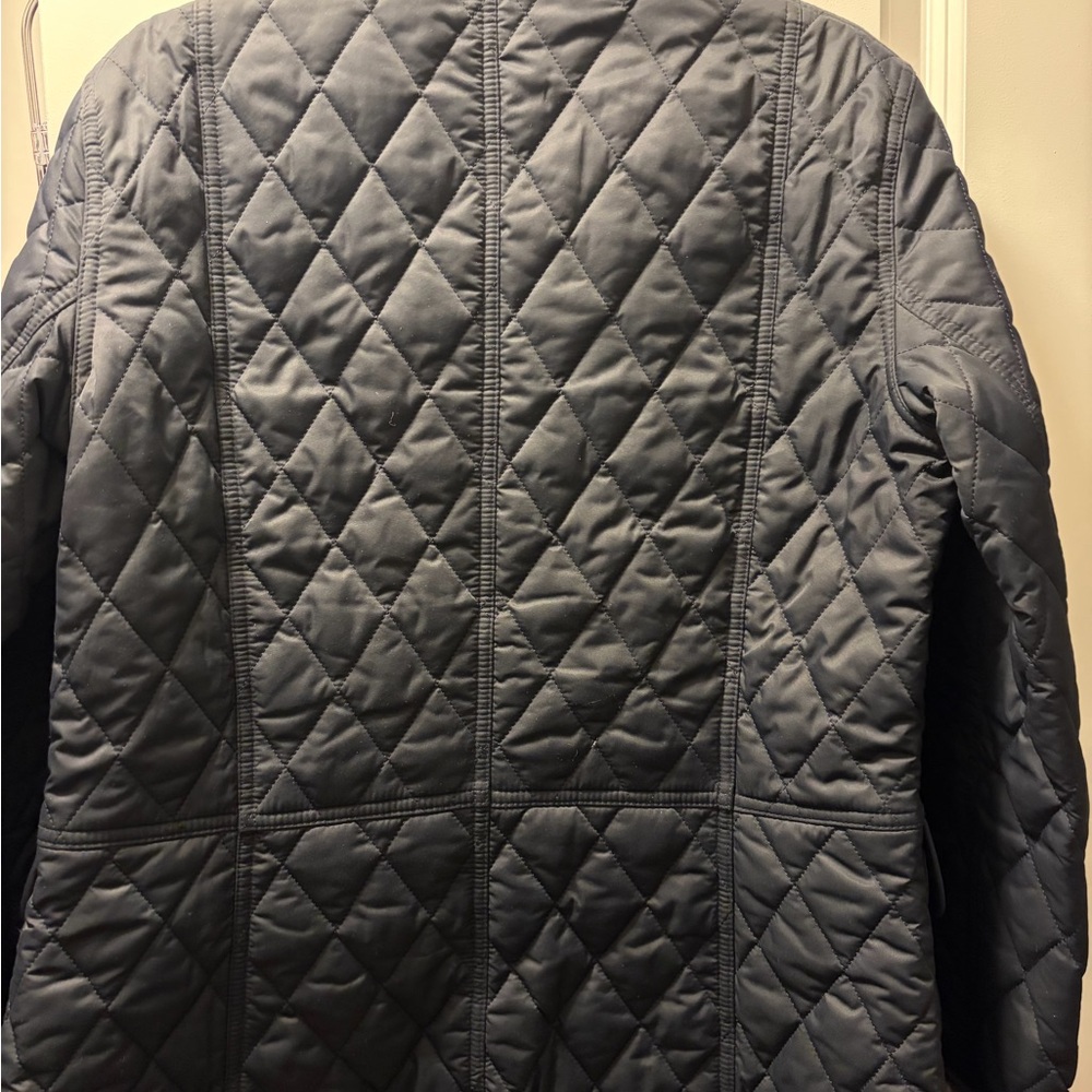 Barbour Black Quilted Jacket 8 Excellent condition - Picture 2 of 6